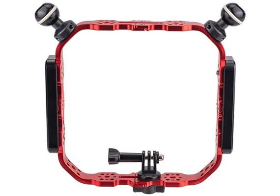 AOI Modularer Frame für diverse Unterwassergehäuse (rot)