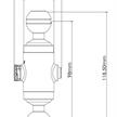 AOI Schnellverschluss-System -11 Basis mit Kugelhalterung zu Kugelhalterung (schwarz) | Bild 3