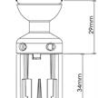 AOI Schnellverschluss-System -11 Kugel (schwarz) | Bild 2