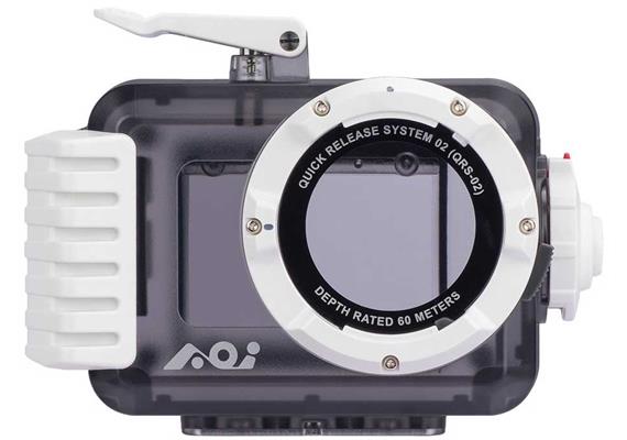 AOI Unterwasser Universal-Gehäuse (weiss) für GoPro's, DJI Osmo Action, Insta 360 Kamera