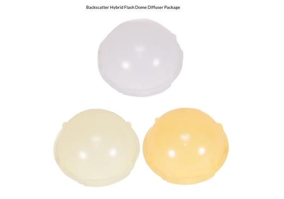 Backscatter 160° Dome Diffusor Set für HF-1 Blitz (weiss / 5500K / 4500K)