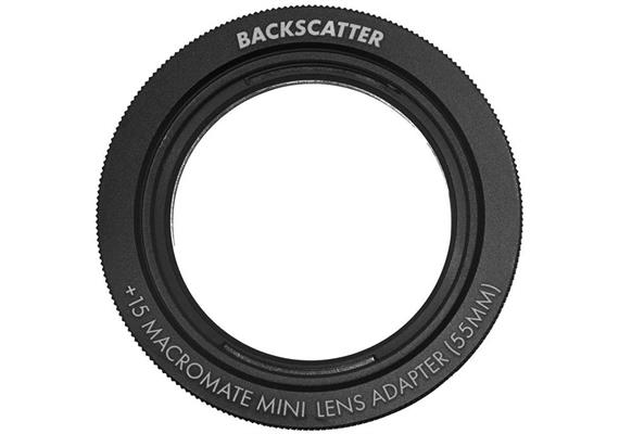 Backscatter 55 mm Objektivadapter für +15 MACROMATE Mini und Sharp Wide Lens Pro (QRS-02)