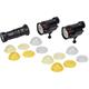 Backscatter Dual Hybrid Flash Unterwasserblitz-Bundle mit Snoot, Flat & Dome Diffusoren