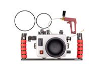 Ikelite 200DLM/D Unterwassergehäuse für Canon EOS R7 Deluxe-Version mit Griffen und Vakuum