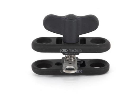 Isotta-Klemme MEDIUM für Kugelarme mit 50mm Durchmesser mit Lanyard-Mount