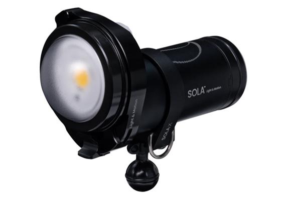 Light&Motion LED Tauchlampe SOLA X Imaging 10000 Hybrid, inkl. Ball Mount