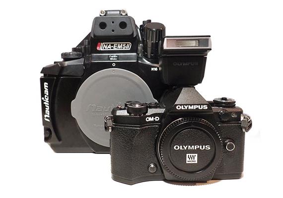 MIETE: SET Olympus OM-D Kamera E-M5 MII + Nauticam UW-Gehäuse NA-EM5 MII - 1 Woche