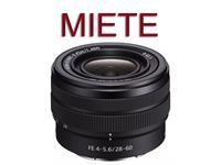 MIETE: Sony FE 28-60 f/4.5-6.0 mm (SEL2860) - 1 Woche