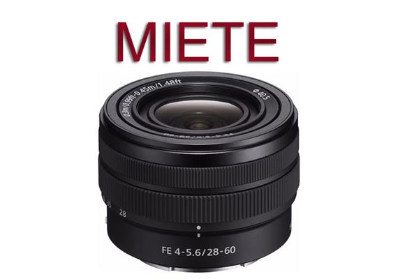 MIETE: Sony FE 28-60 f/4.5-6.0 mm (SEL2860) - 1 Woche