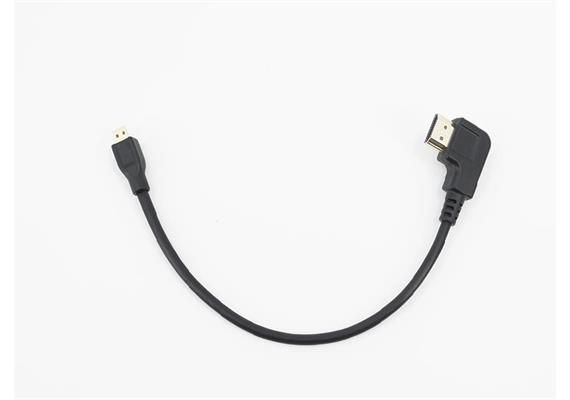 Nauticam HDMI (D-A) Kabel in 240mm Länge (für Verbindung von HDMI Buchse zu Kamera)