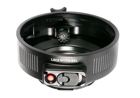 Nauticam N85 zu N120 55mm Port Adapter mit Fokus-Knopf