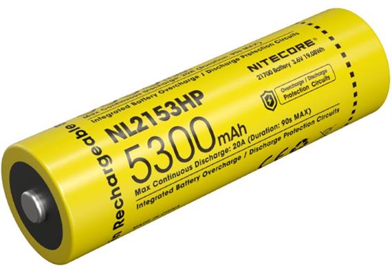 Nitecore 21700 5300mAh wiederaufladbarer High-End Li-Ion Akku