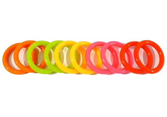 O-Ring Set (10 Stück) für 1" Kugelarme - Regenbogen