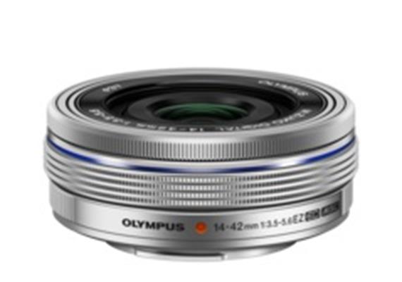 Olympus Objektiv M.Zuiko Digital ED 14-42mm EZ Pancake, silber