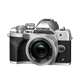 Olympus OM-D Kamera E-M10 Mark IV Pancake Zoom Kit 14-42 (silber/silber)