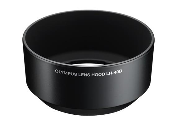 Olympus Sonnenblende LH-40B (schwarz) für Olympus M. Zuiko Digital 45mm 1:1.8