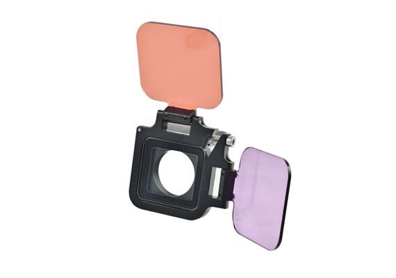 Rot/Magenta Flip Filter Set für GoPro Hero 5 / GoPro Hero 6 / Black 7