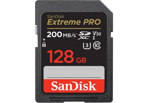 SanDisk Speicherkarte Extreme Pro SDXC UHS-I, 128GB