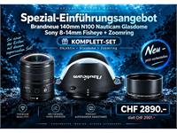 Sony 8–14mm Fisheye + Nauticam 140mm N100 Glasdome & Zoomring – Komplett-Set