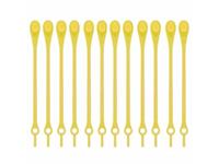 Ties (wiederlösbare 'Kabelbinder'), 12 Stück - gelb