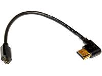 Weefine HDMI Kabel D-A im Gehäuse (A links gewinkelt) 20cm
