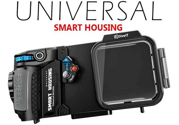 Weefine Universal Unterwassergehäuse für Smartphones WFH07X (iPhone / Android)