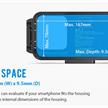 Weefine Unterwassergehäuse WFH06 (ohne Tiefenmesser) für Smartphones (iPhone / Android) | Bild 3