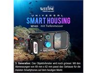 Weefine Unterwassergehäuse WFH05 PRO (mit Tiefenmesser) für Smartphones (iPhone / Android)