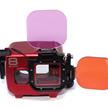 10bar Red/Magenta Flip Filter Set for GoPro Hero 8 | Bild 2