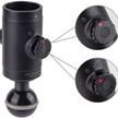 AOI Quick Release System -11 Base with Ball Mount (Black Color) | Bild 3