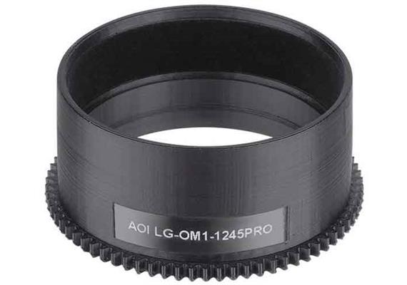 AOI Zoom Gear for M.ZUIKO DIGITAL ED 12-45mm F4.0 PRO in OM1 housing