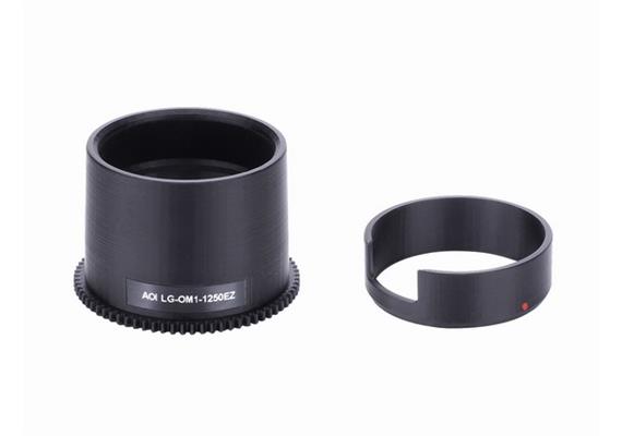 AOI Zoom Gear for M.ZUIKO DIGITAL ED 12-50 mm F3,5-6,3 EZ lens in OM1 housing