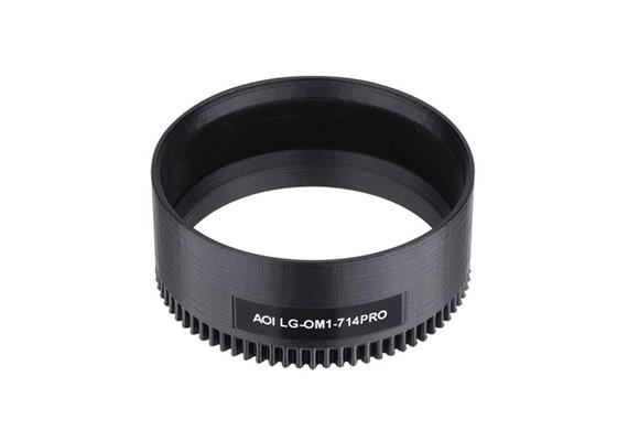 AOI Zoom Gear for M.ZUIKO DIGITAL ED 7-14mm F2.8 PRO lens in OM1 housing