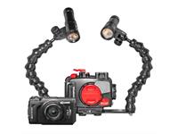 COMPLETE SET: Beginner's set in top quality with Olympus TG-7, UW housing and lamps
