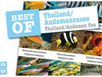 Dive-Sticker (8 Bogen mit total 96 Selbstklebe-Bildern inkl. ID in deutsch/lateinisch) - Thailand/Andamanensee