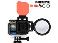 FLIP12+ Pro Package with DIVE & DEEP Filters & +15 MacroMate Mini Lens for GoPro HERO 5-13