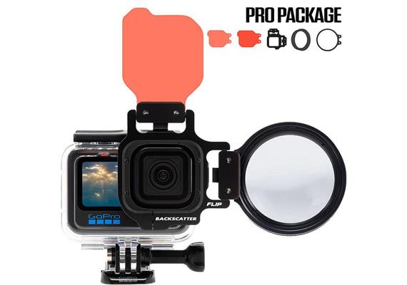 FLIP12+ Pro Package with DIVE & DEEP Filters & +15 MacroMate Mini Lens for GoPro HERO 5-13