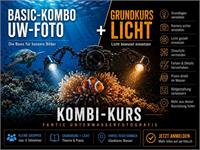 Fotokurs im Wasser: Basic-Kombo UW-Foto Grundkurs + Licht