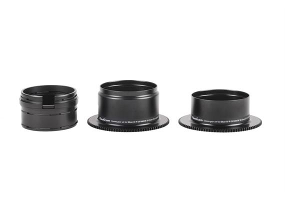 Nauticam Cinema gear set for Nikon AF-P DX NIKKOR 18-55mm f/3.5-5.6G VR