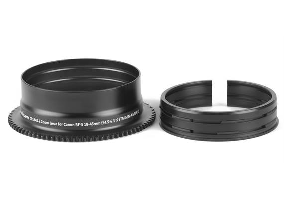 Nauticam CR1845-Z Zoomring for Canon RF-S 18-45mm IS STM / Canon RF-S 10-18mm IS STM