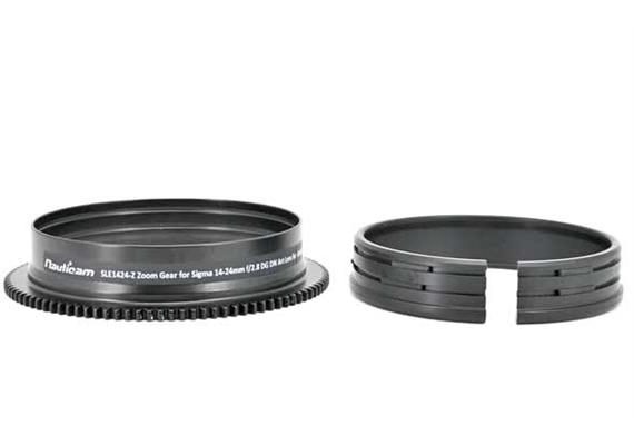 Nauticam SLE1424-Z Zoom Gear for Sigma 14-24mm f/2.8 DG DN Art Lens for Leica L /Sony E
