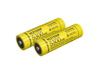 Nitecore Dual 21700 5300mAh Rechargeable Li-Ion Batteries (2 pcs.)