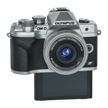 Olympus OM-D camera E-M10 Mark IV Pancake Zoom Kit 14-42 (silver/silver) | Bild 6