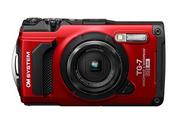 OM System digital camera Tough TG-7 (red)