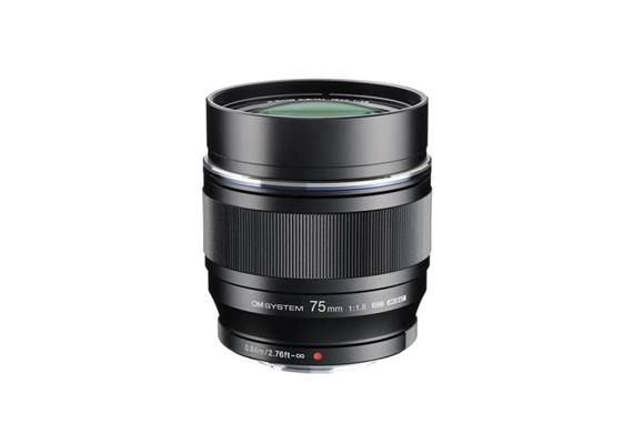OM System lens M.Zuiko Digital ED 75mm 1:1,8 (black)
