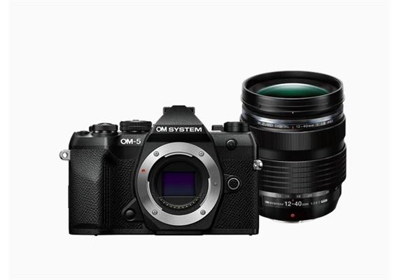 OM SYSTEM OM-5 Mark II (black) with M.Zuiko Digital ED 12-40mm F2.8 PRO II Kit