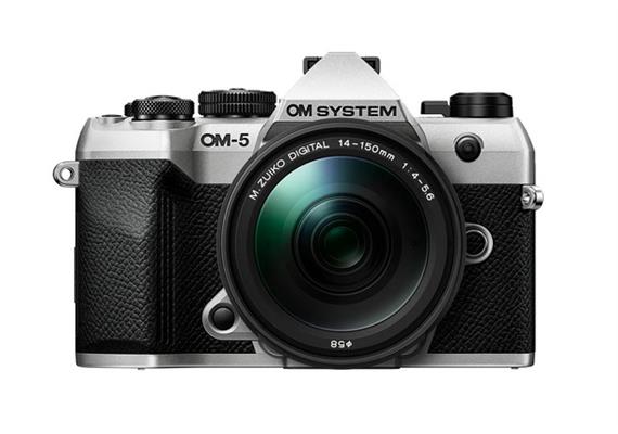 OM System OM-5 Mark II (silver) with 14-150mm Lens Kit