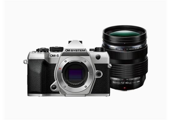 OM SYSTEM OM-5 Mark II (silver) with M.Zuiko Digital ED 12-40mm F2.8 PRO II Kit