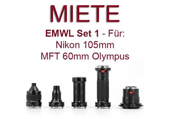 RENTAL: Nauticam EMWL Set I for Nikon and MFT - 1 Woche