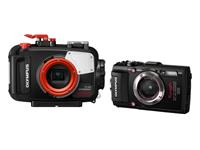 RENTAL:SET Olympus Kompaktkamera TG-3 + UW-Gehäuse PT-056